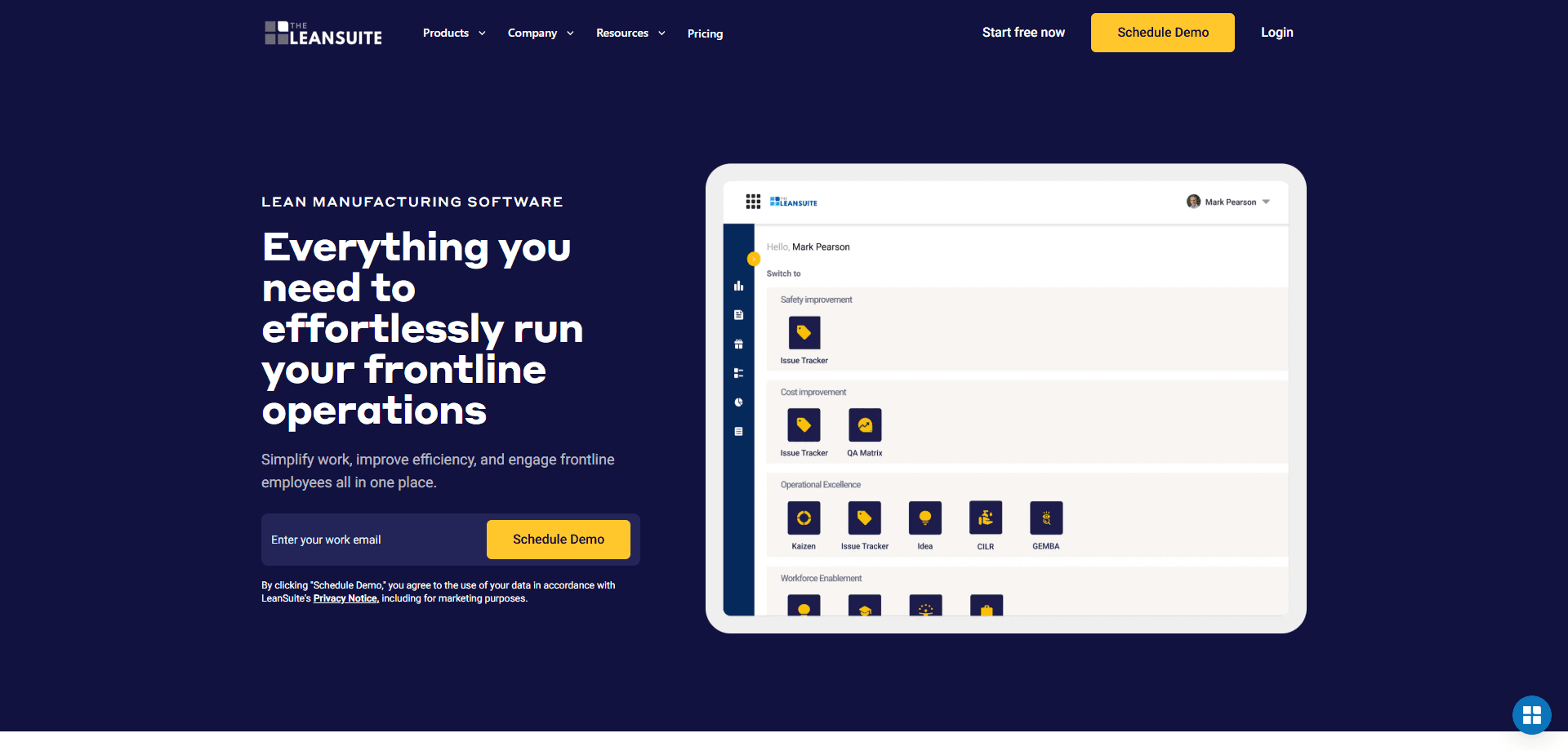 The Leansuite — Website