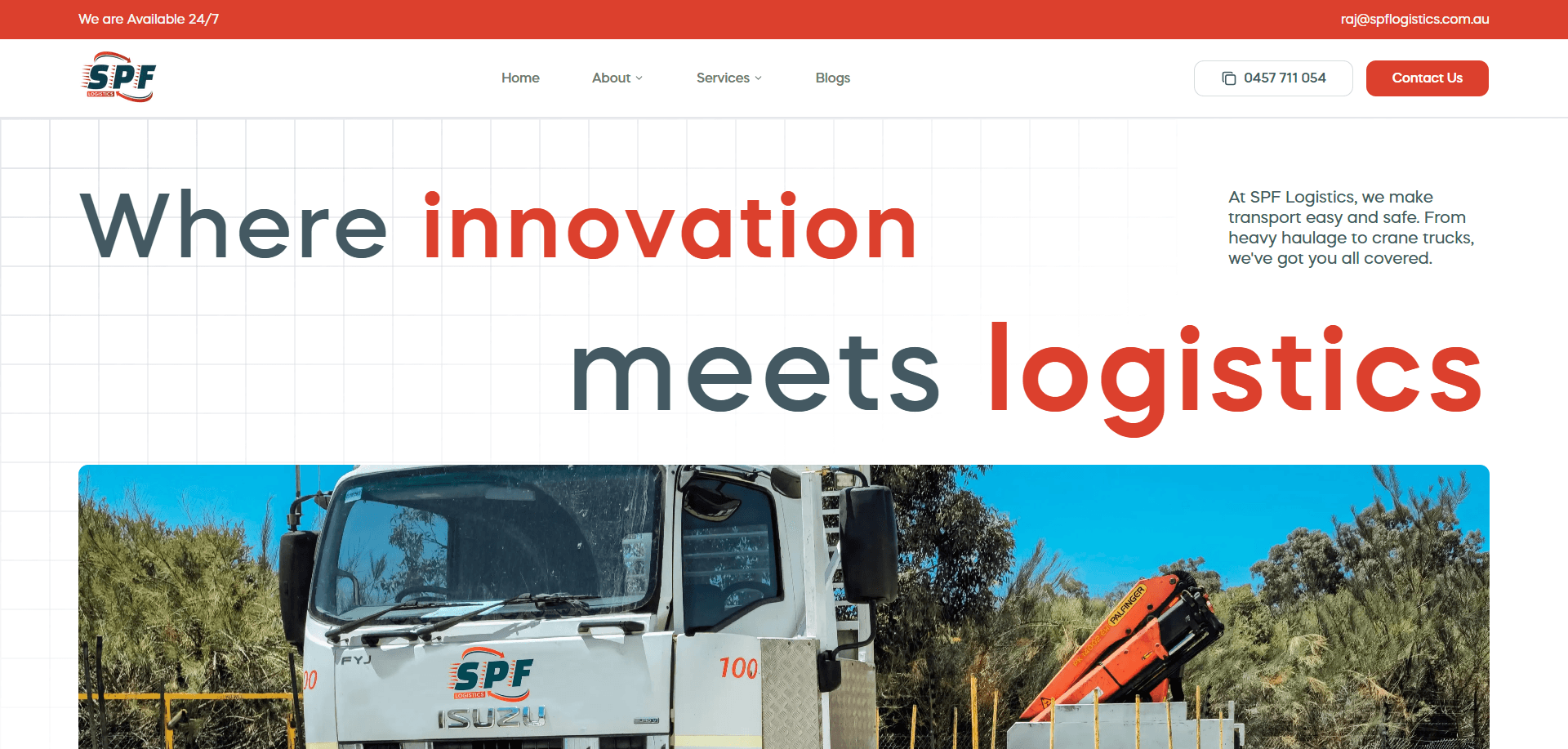 SPF Logistics — Public Website