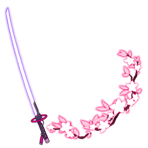 decoration katana